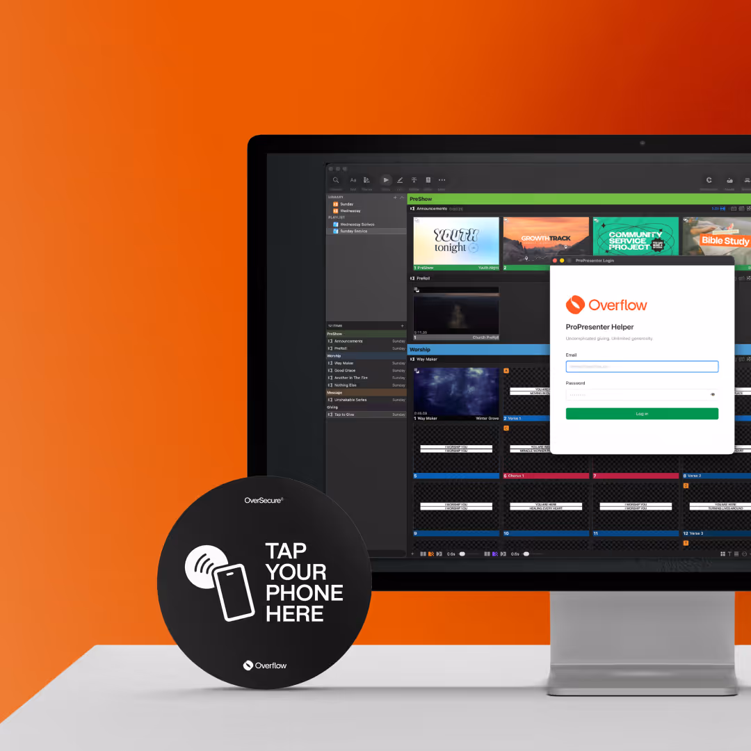Overflow Tap ProPresenter Integration