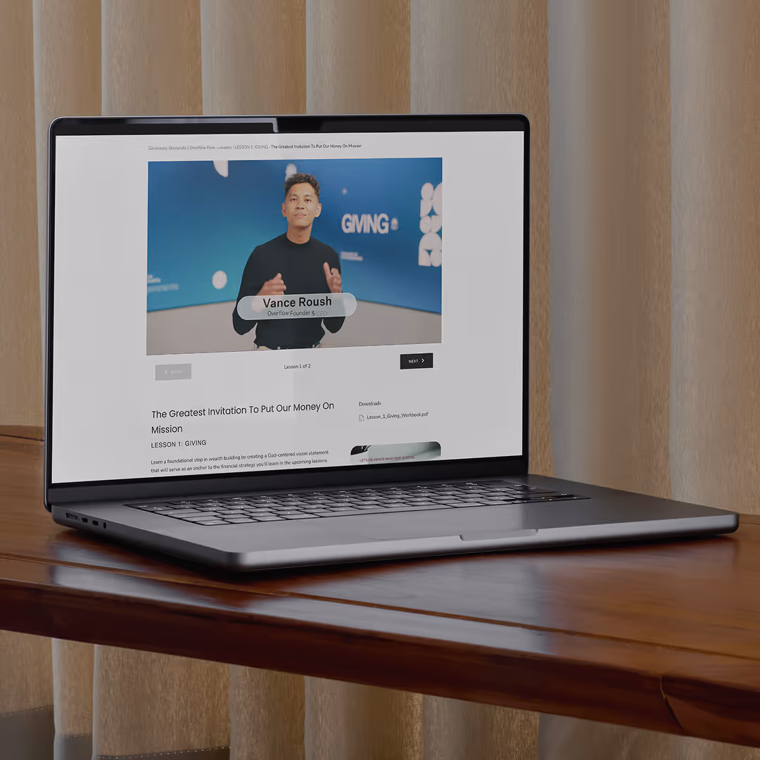 Generosity University lesson 1