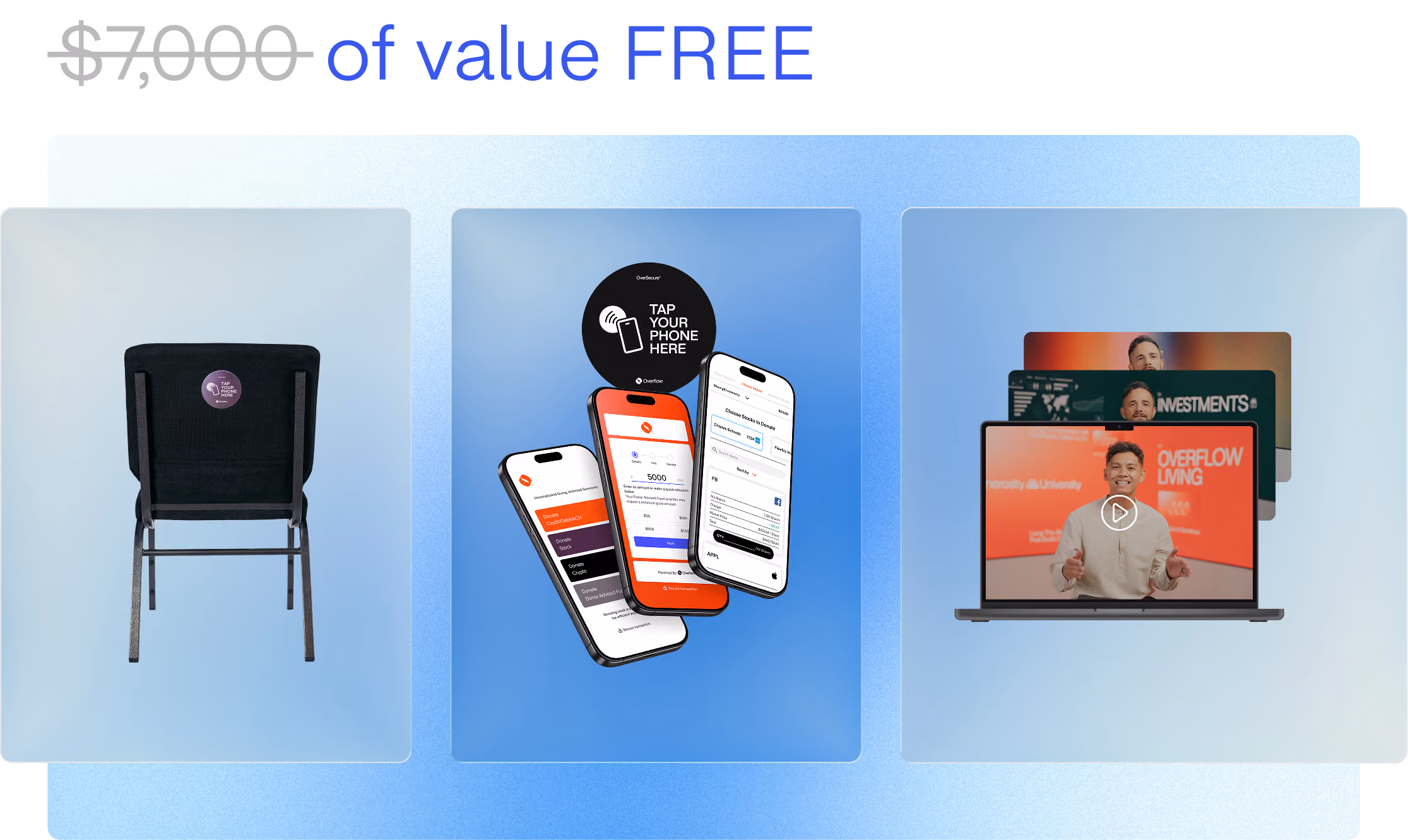 tap, giving, genu offer
