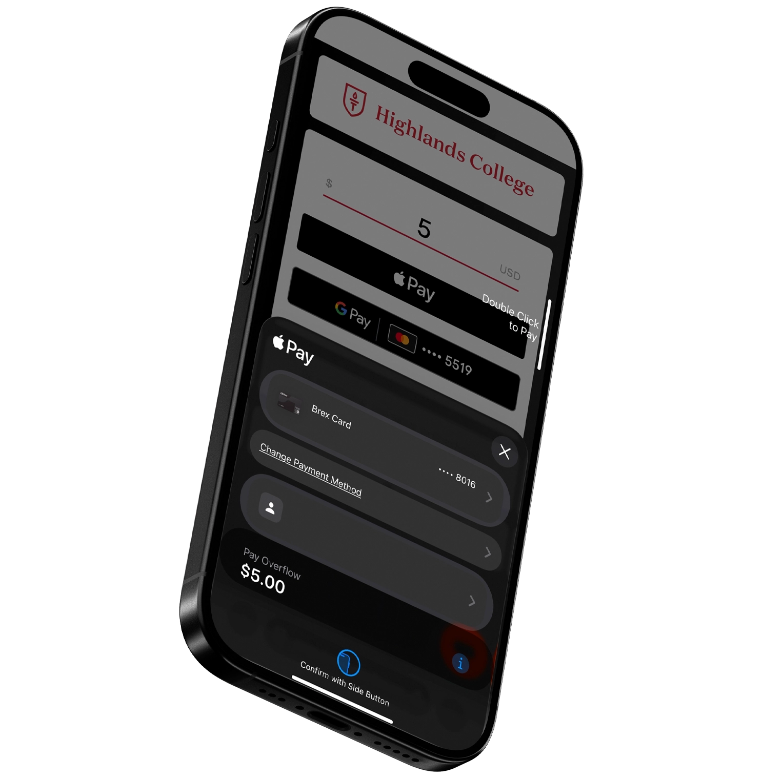 double click giving