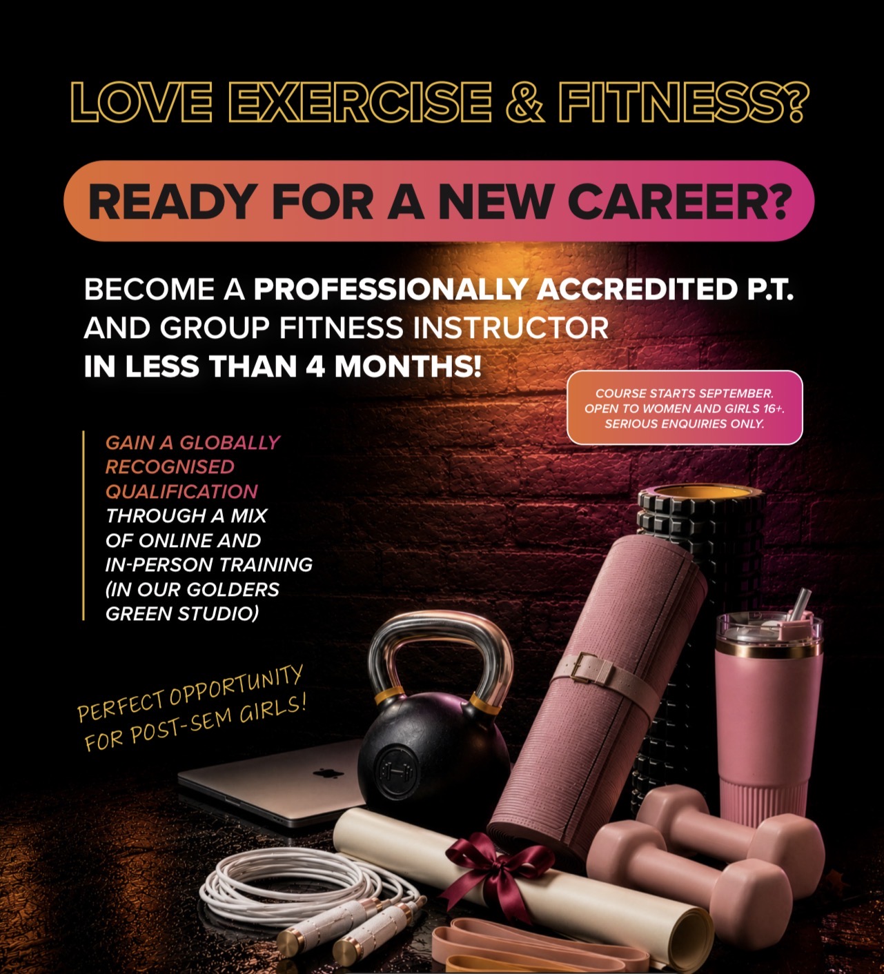 Certified Gym Instructor and Personal Trainer Qualification