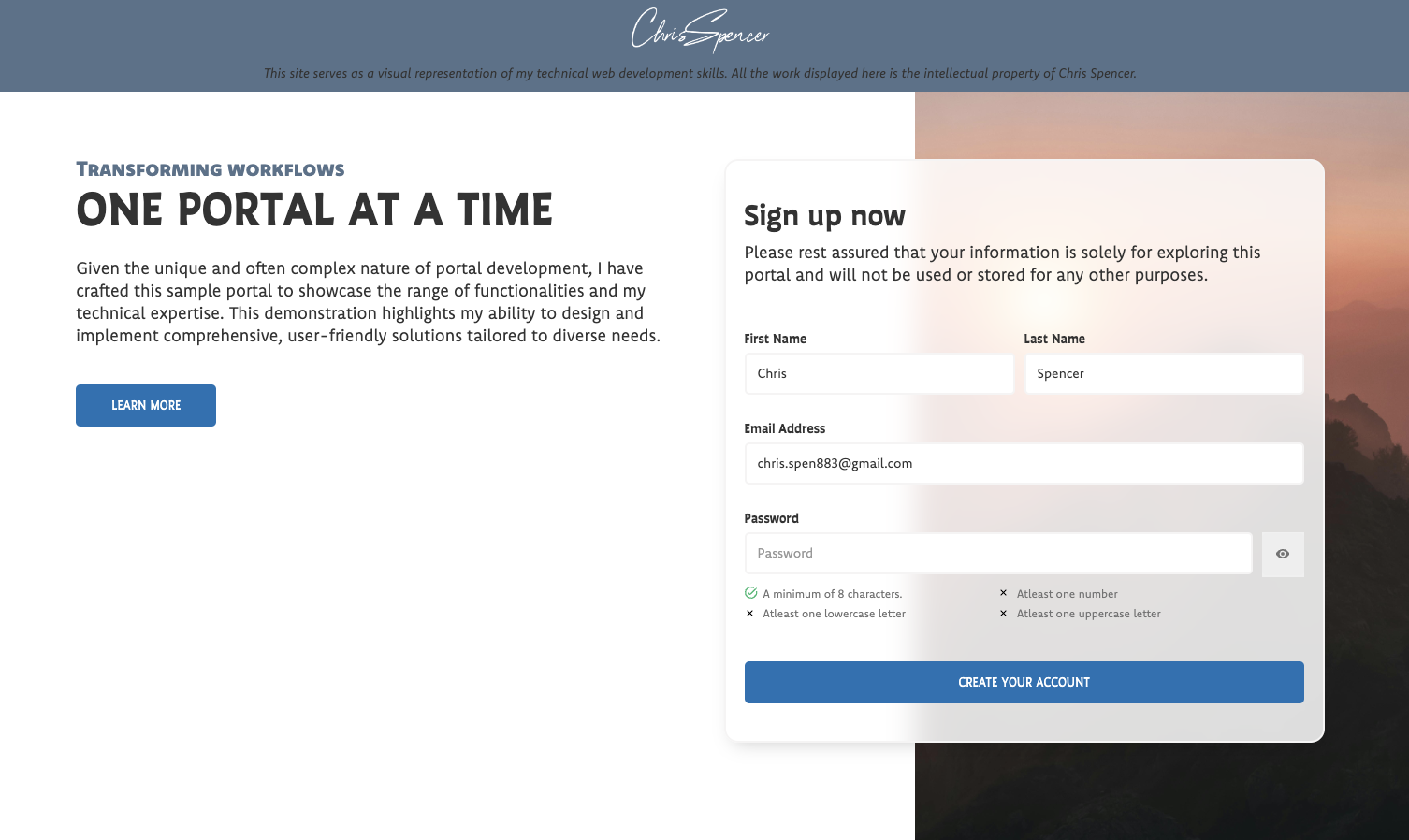 Custom Portal Development