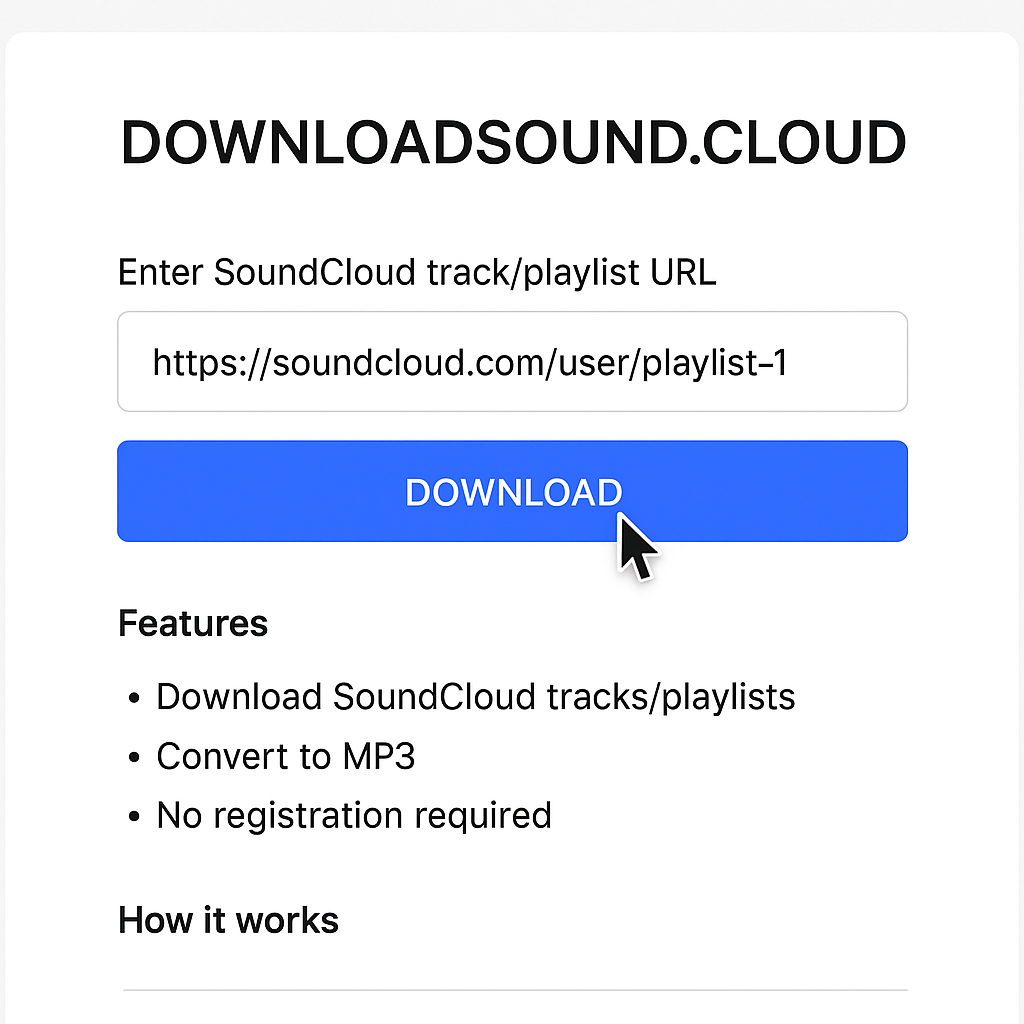 SoundCloud Downloader