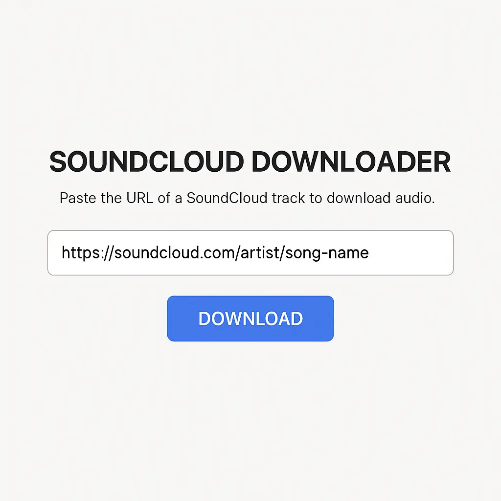 SoundCloud Downloader