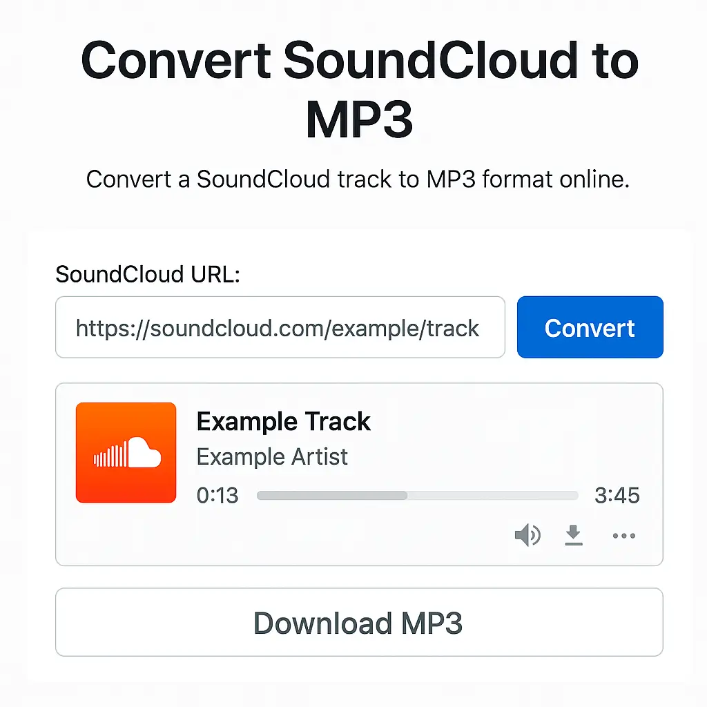 SoundCloud Downloader