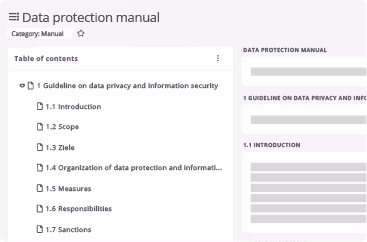 GDPR integrated in the GRC software Aeneis