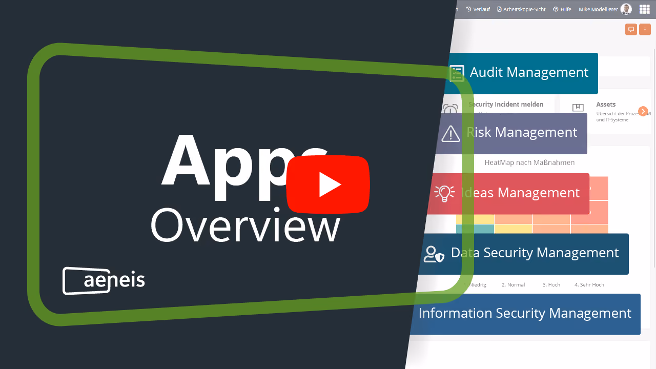 Thumbnail Overview of all apps in Aeneis