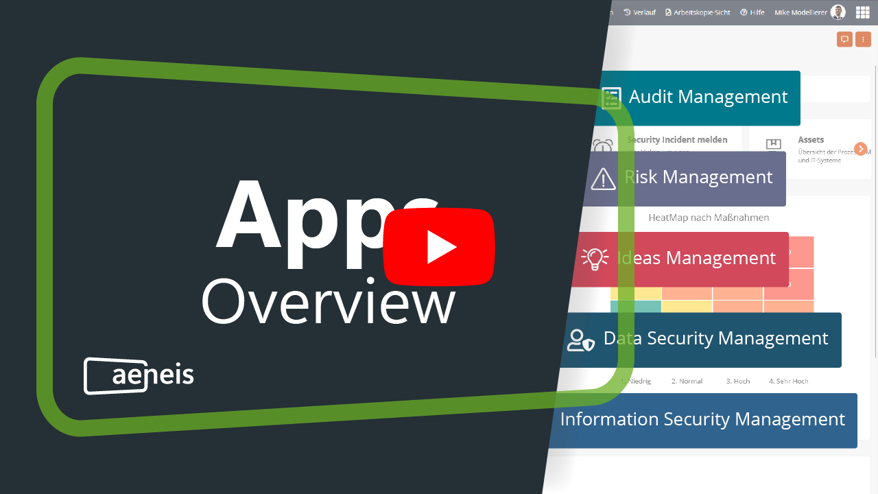 Thumbnail Overview of all apps in Aeneis