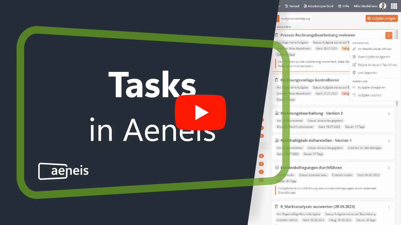 Thumbnail video tasks management in Aeneis