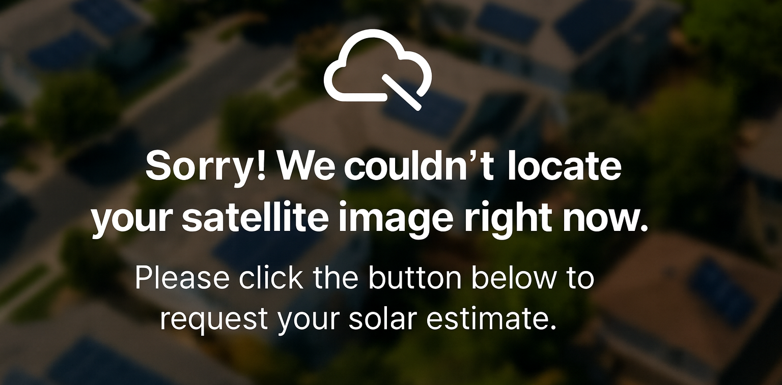 Satellite image of home