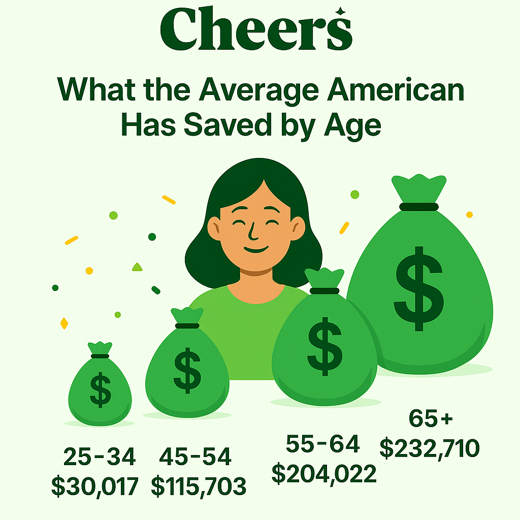 What the Average American Has Saved by Age | Cheers.Credit