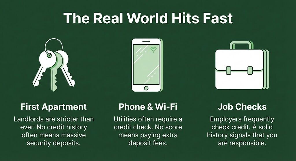 The Real World Hits Fast Infographic | www.cheers.credit