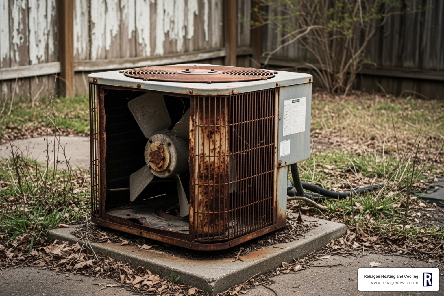 old rusted AC unit - ac installation westphalia old rusted AC unit - ac installation westphalia