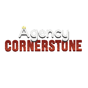 The Agency Cornerstone Gif that is looping every couple of seconds with a shimmer white animation on the yellow crown.