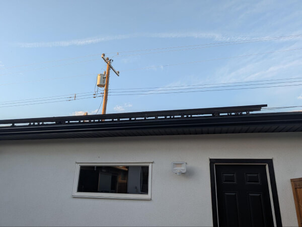 Solar panel electrical wiring and cable management installation details