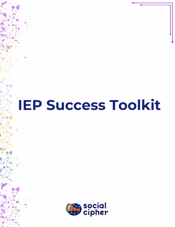 Preview of IEP Success Toolkit, click here to open PDF.