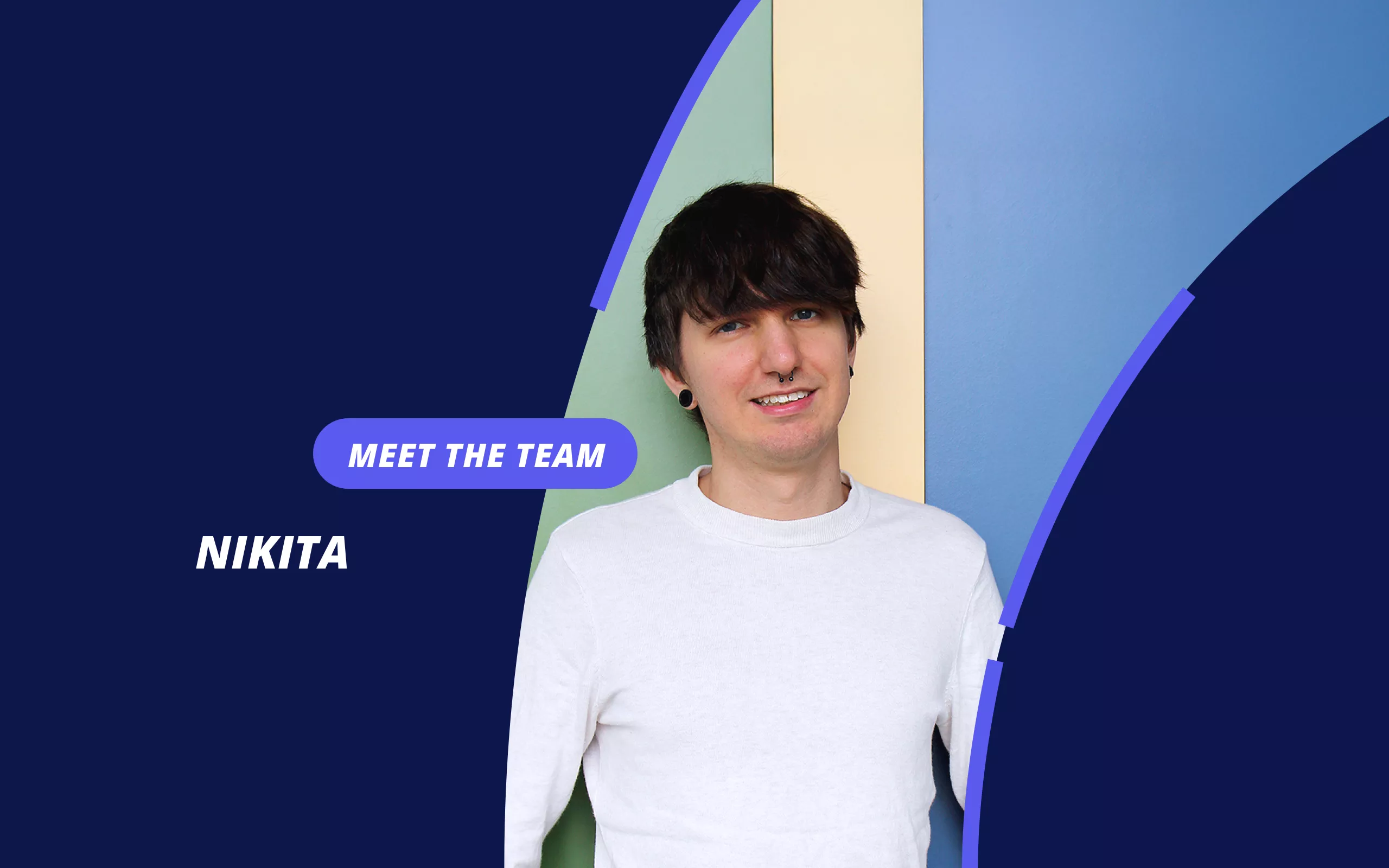 Mitarbeiter von Conntac posiert für Foto