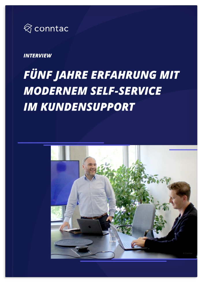 Cover Fünf Jahre Erfahrung mit modernem Self-Service im Kundensupport 