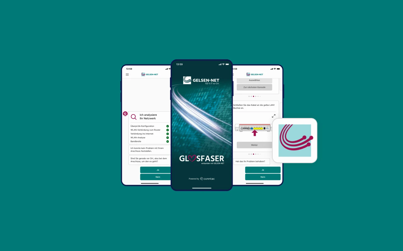 GELSEN-NET App für digitalen Customer Self-Service