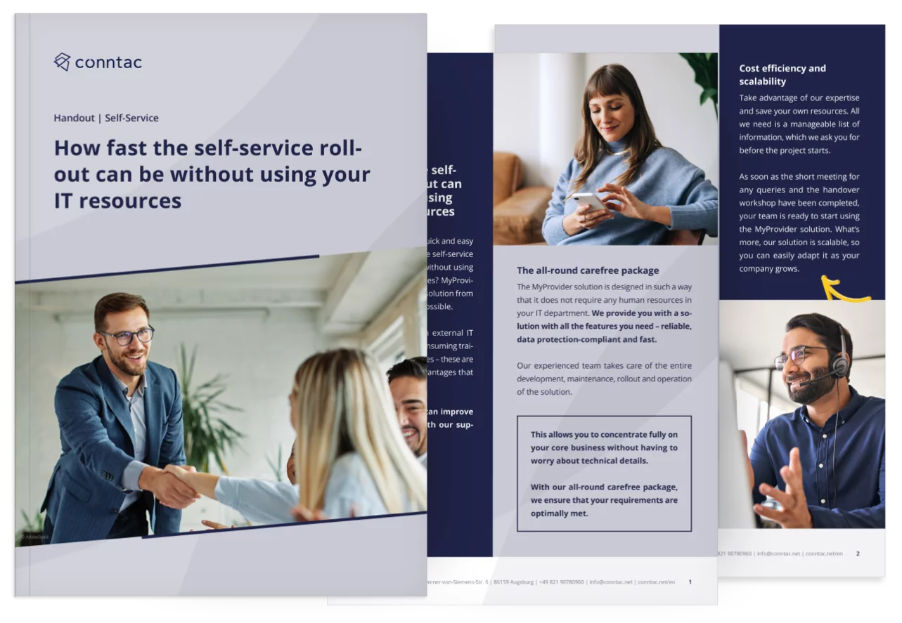 Handout: Introducing self-service without using your IT resources