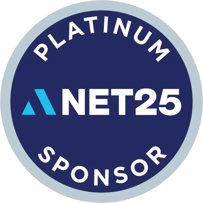 Applied Net 2025 platinum sponsor badge