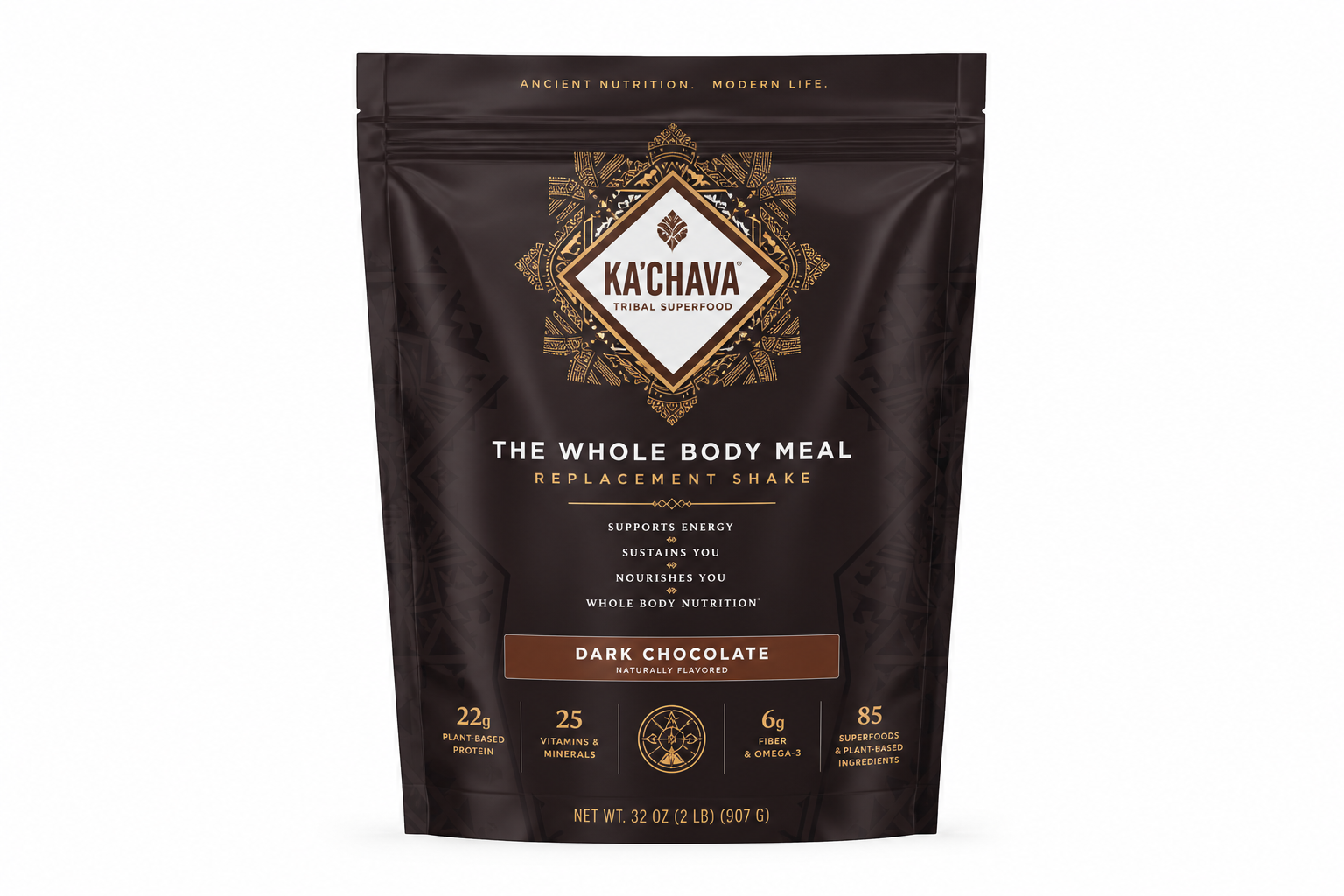 Ka'Chava meal replacement shake product packaging