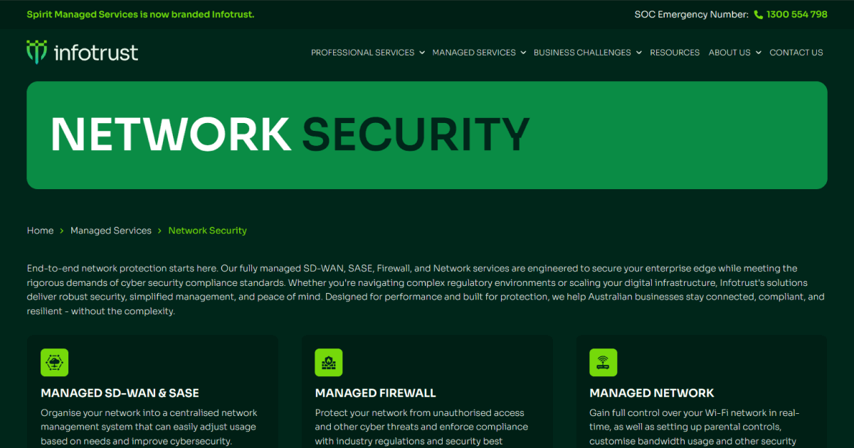 Managed Network Security Services | Infotrust