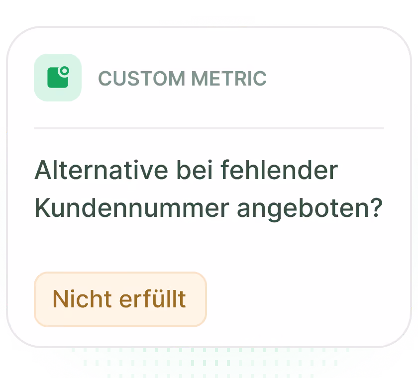 Custom Metrics