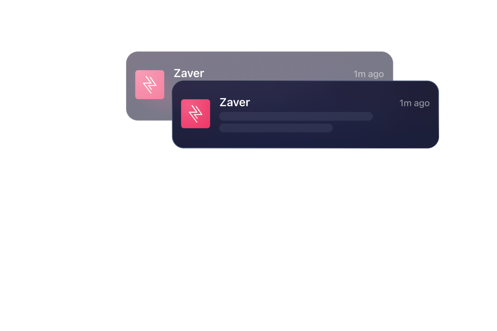 Illustration of multiple pay link notification.