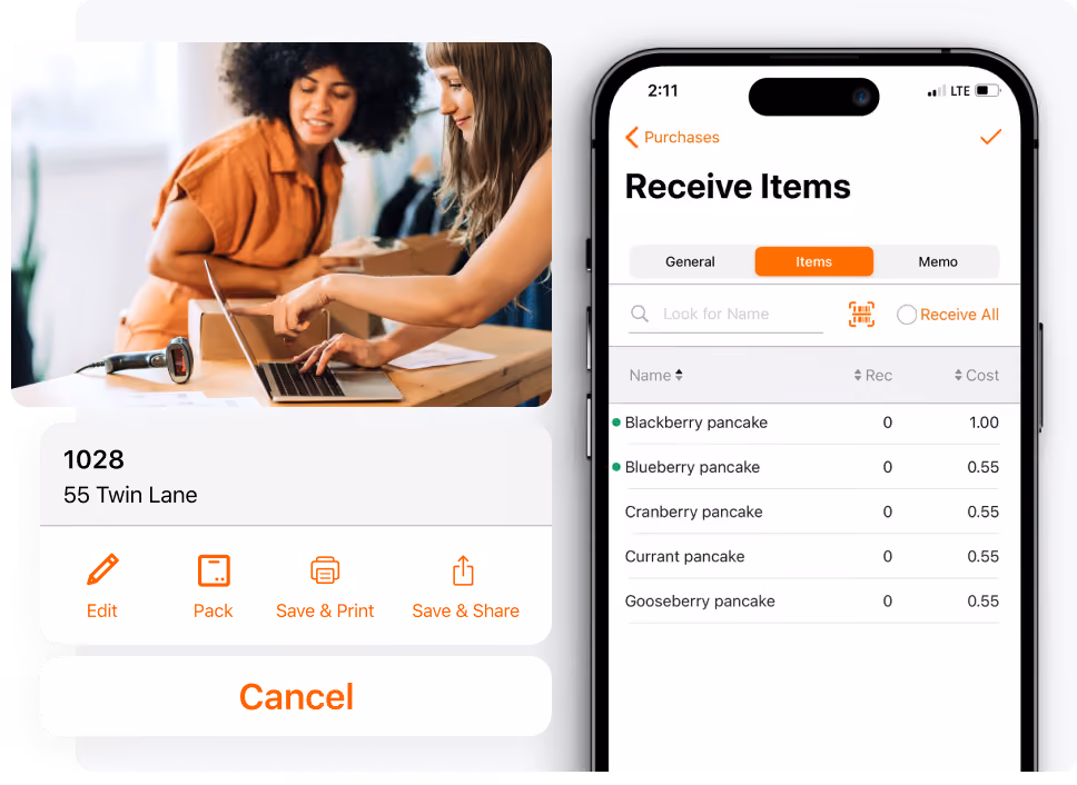 purchasing and receiving facilities