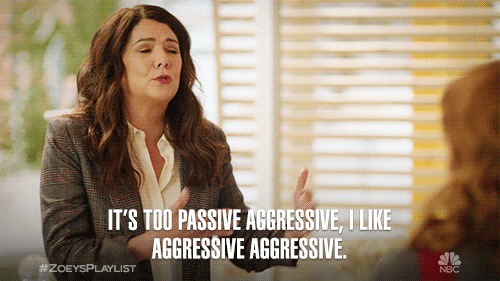 passive aggressive GIF