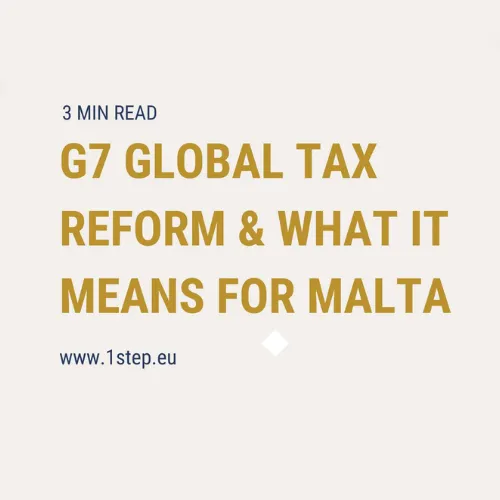 G7 Global Tax Reform and What It Means for Malta