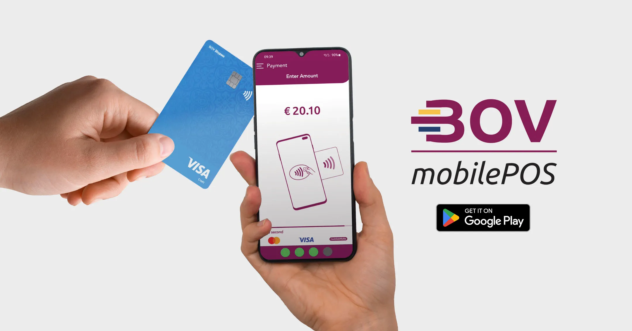 CASHLESS PAYMENTS EVEN MORE ACCESSIBLE WITH BOV mobilePOS