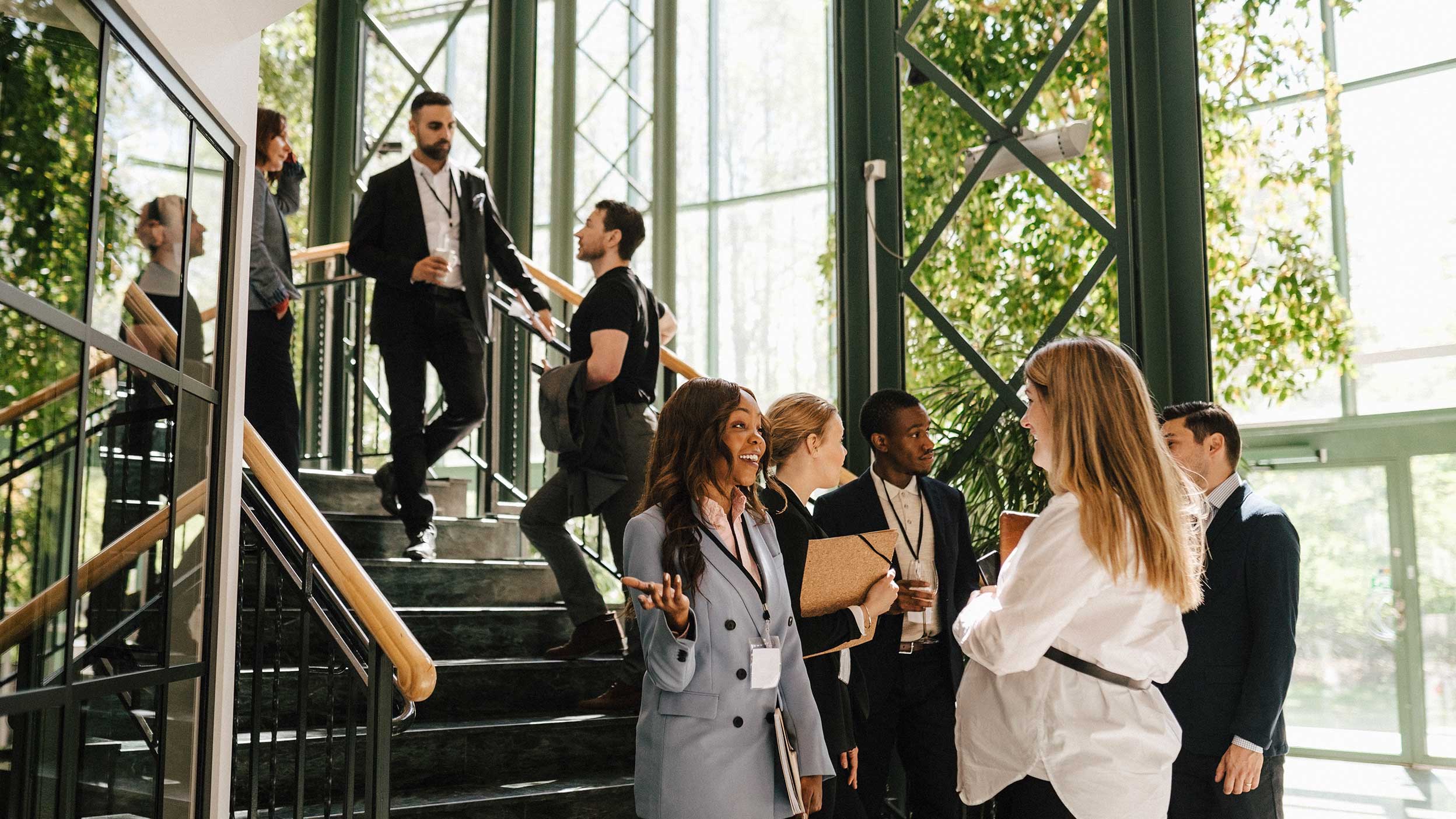 Financial advisers attending keynote at Brussels Expo