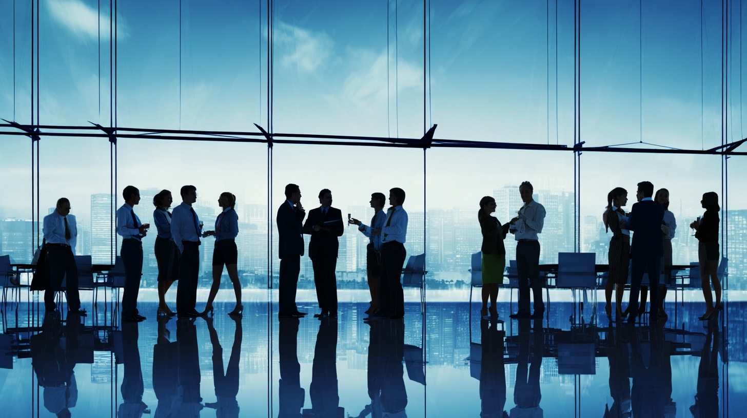 Family-office principals exchanging ideas at a London conference