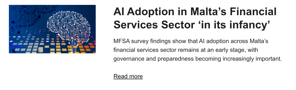 AI Adoption in Malta’s Financial Services Sector ‘in its infancy’