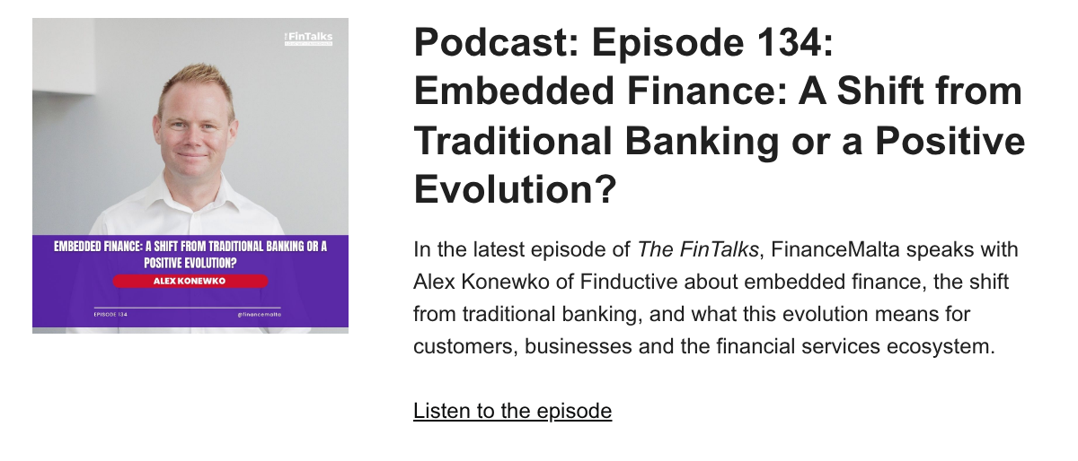 Podcast: Episode 134: Embedded Finance: A Shift from Traditional Banking or a Positive Evolution?