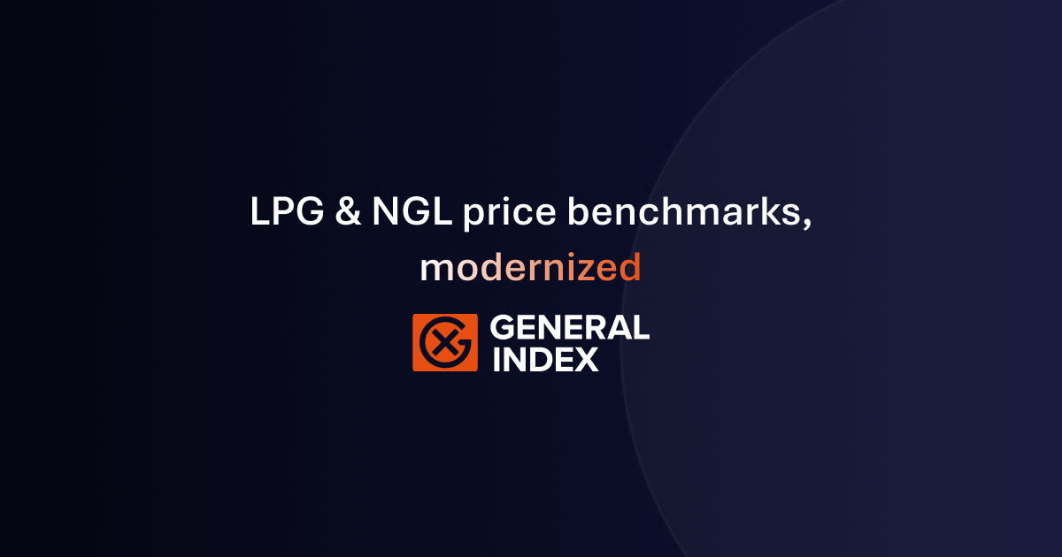 LPG & NGL price benchmarks General Index