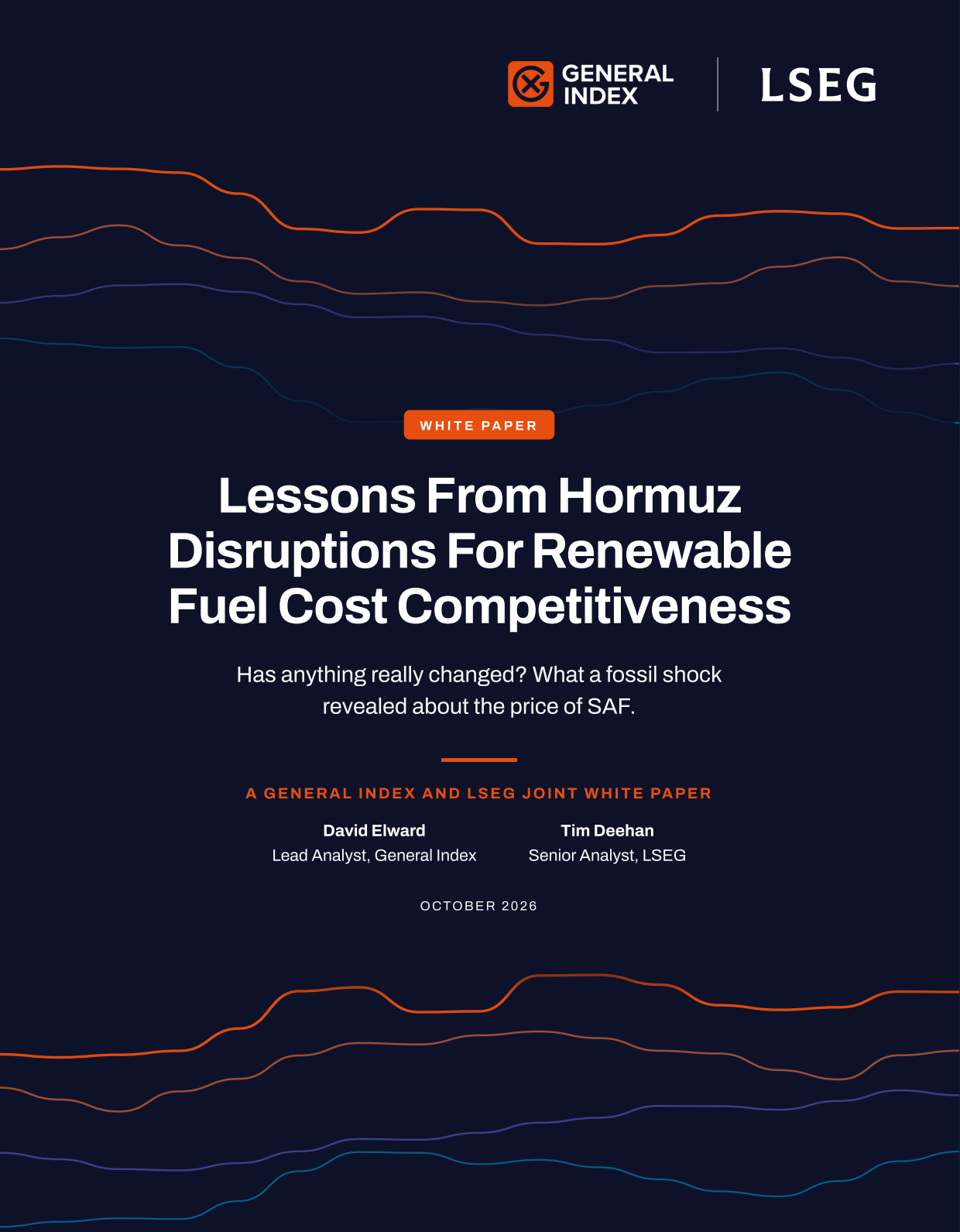 Cover of the General Index and LSEG white paper Lessons From Hormuz