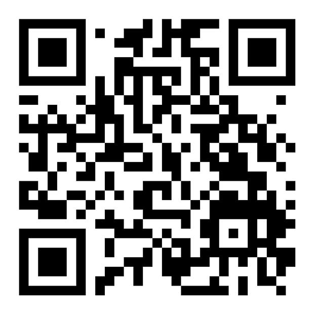 Black and white QR code for scanning.