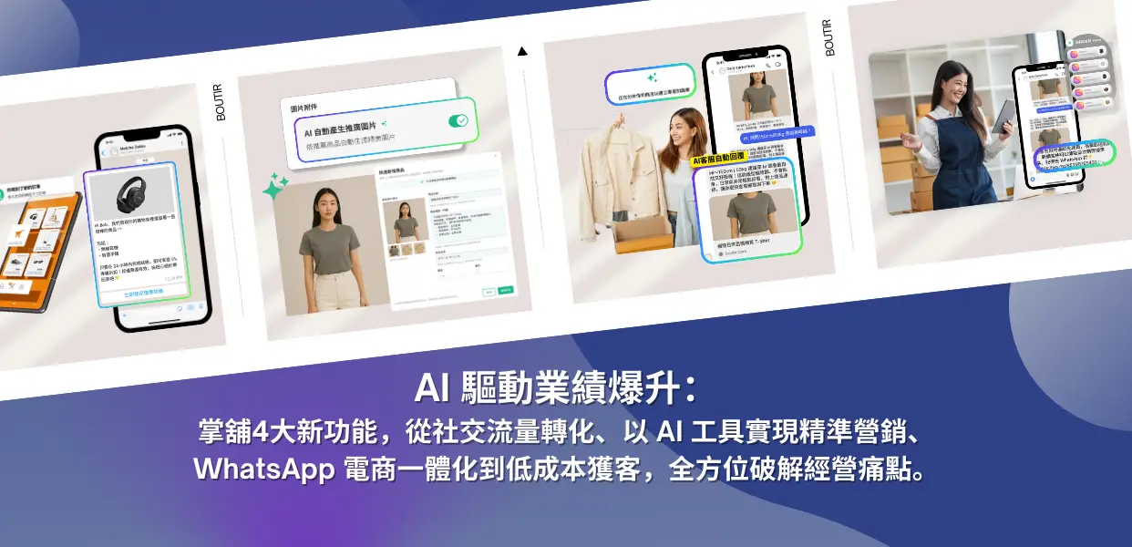 AI 驅動業績爆升：掌舖四大新功能，打通流量→轉化→回購全流程