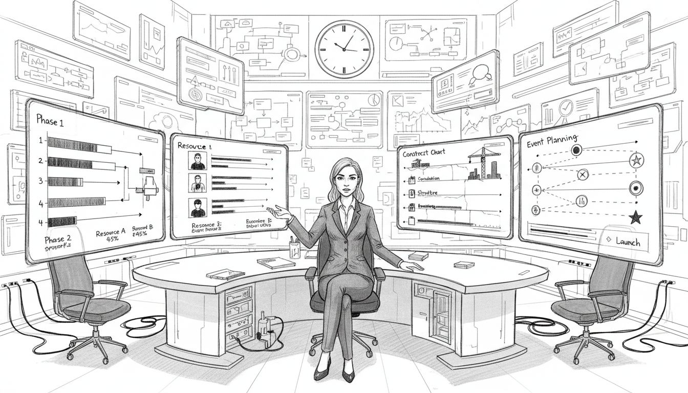 multiple gantt chart types