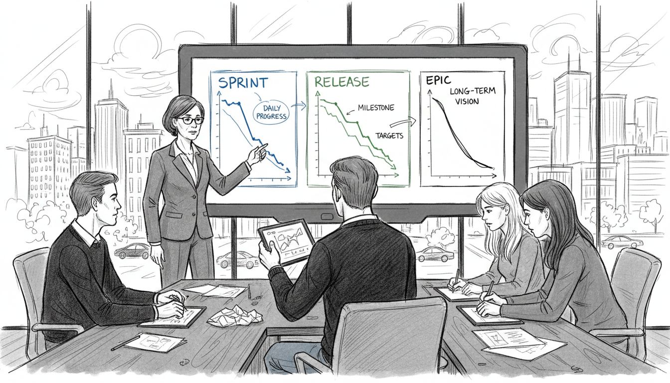 burndown chart differences