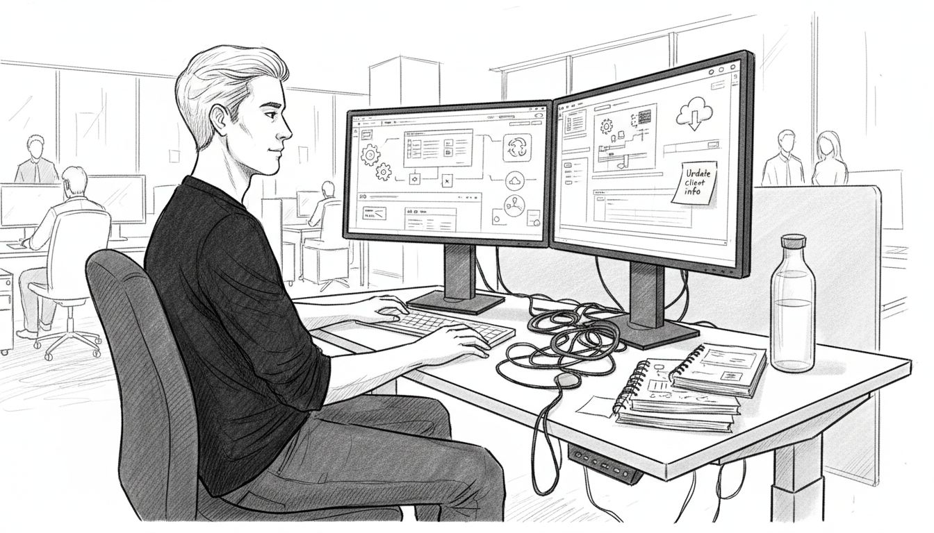 Modern CRM feature workspace and automation