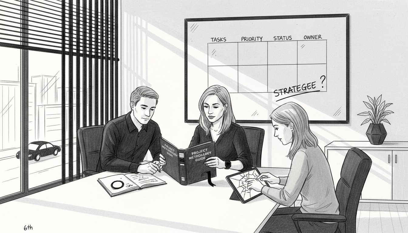 Team lead and members review management methods