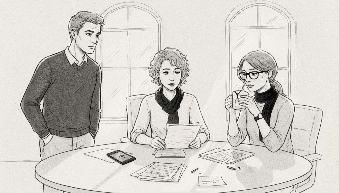 Team hesitating during a project discussion