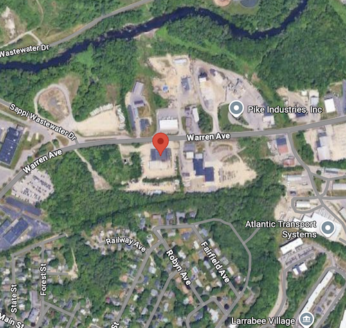 Map locating Messer in Westbrook, ME