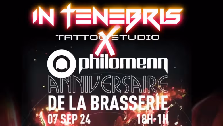 Les 18 Ans de la Brasserie Philomenn à Tréguier : Tatouages et Style avec l'Équipe Intenebris 