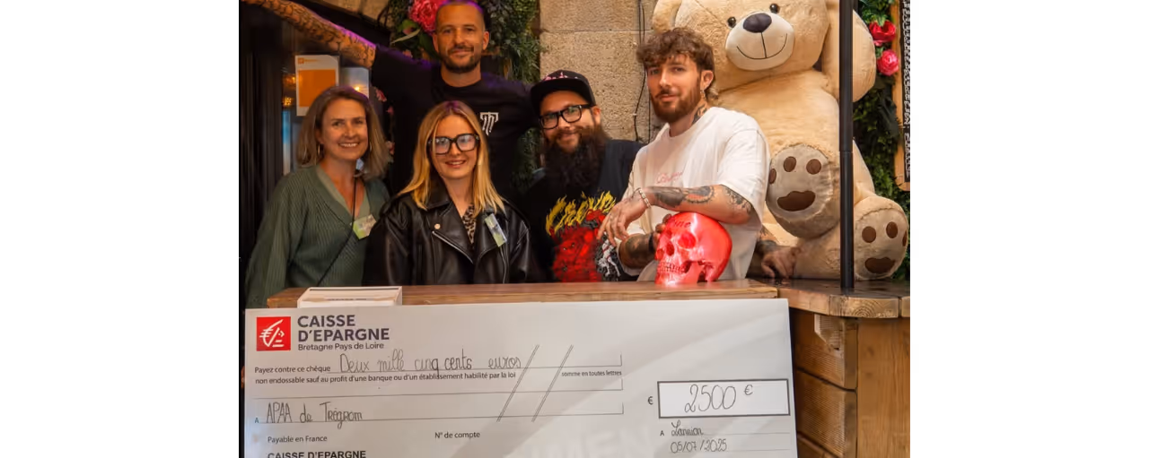 Tatouage solidaire à Lannion : 2500 € reversés pour les animaux de l’APPA Trégrom