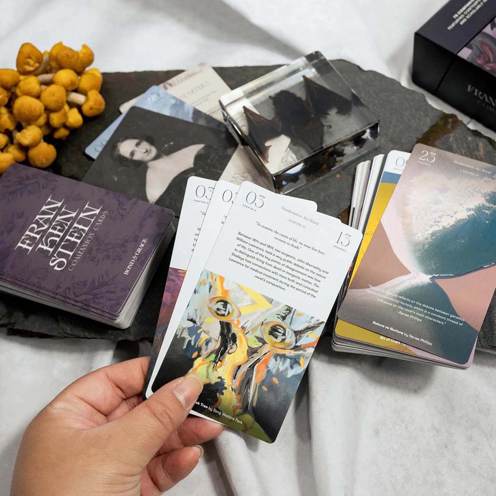 Bond & Grace Literary Candles on books